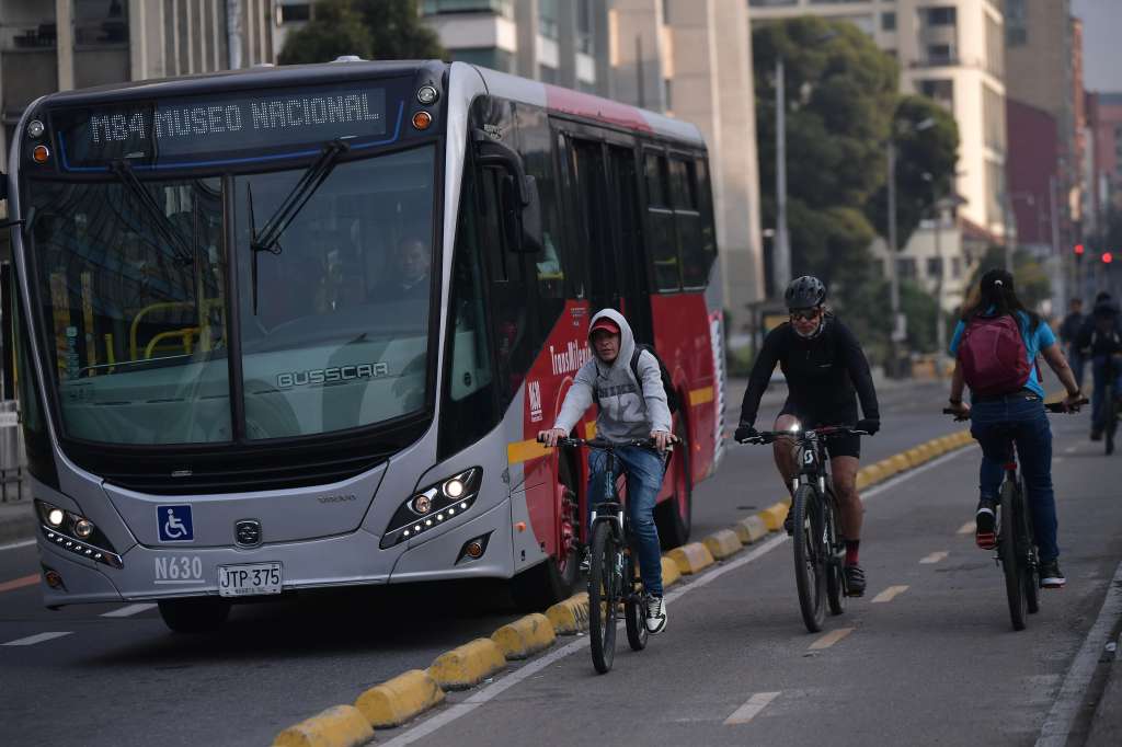 Primera jornada del día sin carro en Bogotá correspondiente al día 02 de febrero 2023.