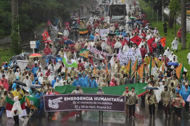 De acuerdo con el cronograma este jueves, 28 de abril, se realizará una audiencia popular desde las 9:00 a.m y en horas de la tarde se esperan manifestaciones en diferentes puntos de Bogotá.