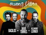 Dos noches de “Buena Vibra”, concierto de Diego Torres, Bacilos y Alejandro Lerner