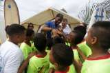 Didier Drogba ya está en Cartagena apoyando causas sociales