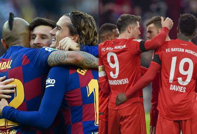 El cuadro culé viene de eliminar al Nápoli mientras que los bávaros golearon al Chelsea con un global de 7-2 en octavos de final.