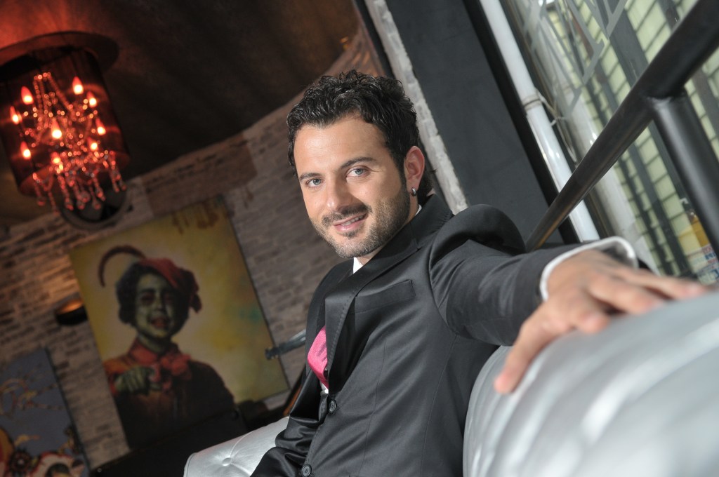 Actor colombiano durante entrevista