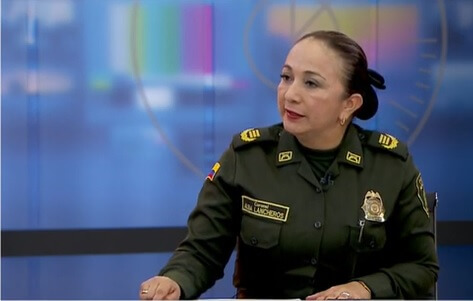 La coronel Alba Patricia Lancheros, jefe de la Unidad Policial para la Edificación de Paz (Unipep). / Archivo RedMás