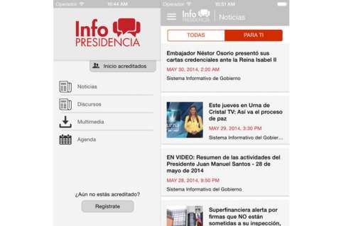 Presidencia de la República lanza nueva aplicación móvil