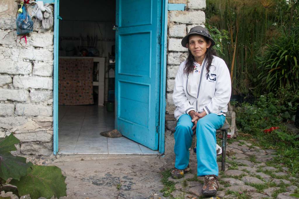 Rosita, la partera, uno de los personajes emblemáticos de Gachantivá, Boyacá. / Dahian Cifuentes