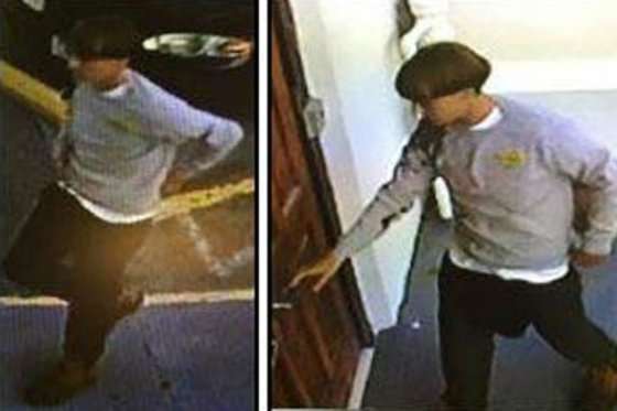 La policía de Charleston difundió imágenes del atacante el jueves, obtenidas de cámaras de seguridad. /AFP