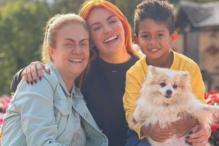 Así continúa la batalla de Sara Uribe con la salud de su hijo y su mamá