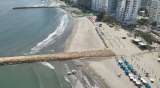 Reanudarán proyecto de protección costera en segundo tramo en playa de Cartagena