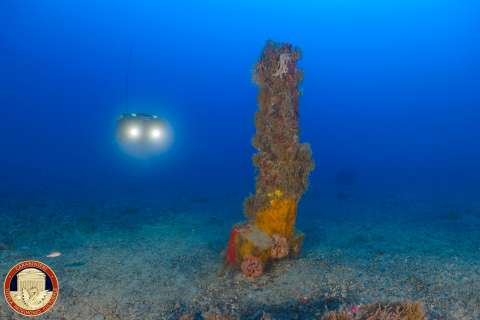 Hallan un ancla de época romana del año 253 a.C. en el fondo del mar en el sur de Italia