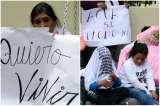 Campesinos de Perú se encadenan para denunciar contaminación por actividad minera
