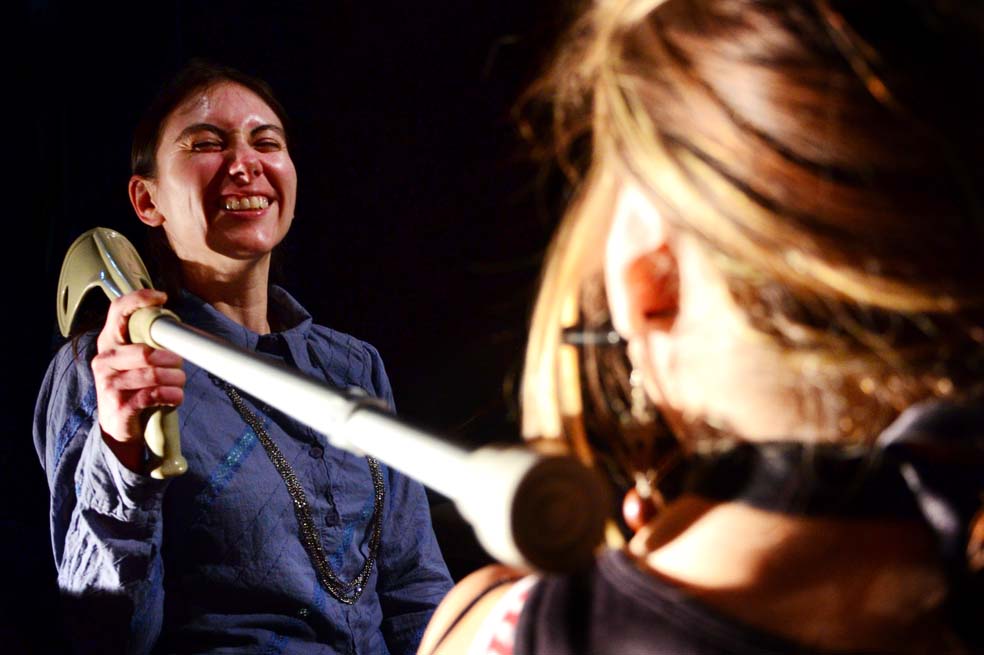 Alejandra Guarín encarna a la madre de Érika. / Cortesía Teatro Libre