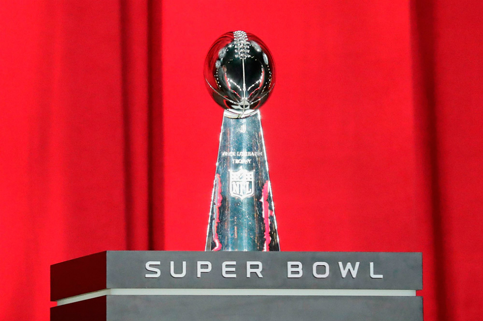 El trofeo del Superbowl.