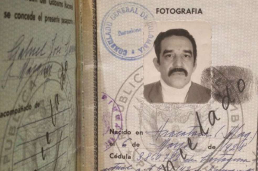 Uno de los pasaportes de Gabriel García Márquez, ahora en el archivo de la Universidad de Texas, en Austin. / Cortesía