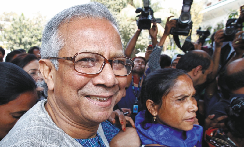 Muhammad Yunus, premio nobel de paz 2006 por su modelo de financiación para poblaciones pobres. / AP