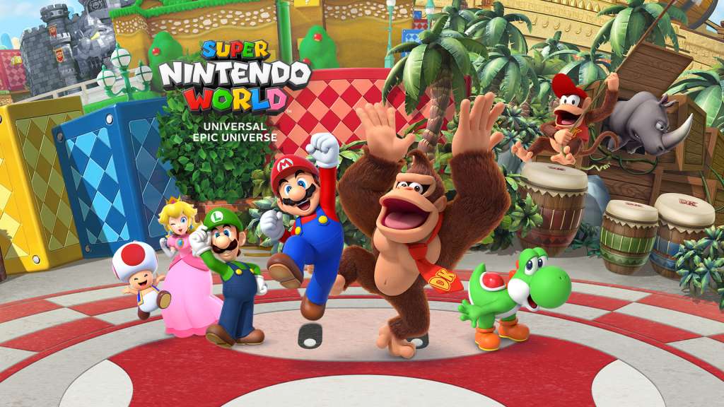 Los visitantes pueden adentrarse en los mundos de los queridos personajes de Nintendo mientras exploran SUPER NINTENDO WORLD con Mario, Luigi, la Princesa Peach, Toad, y – por primera vez en EE.UU. – Donkey Kong.