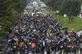 En fotos: así se vivió la manifestación de motociclistas en Bogotá