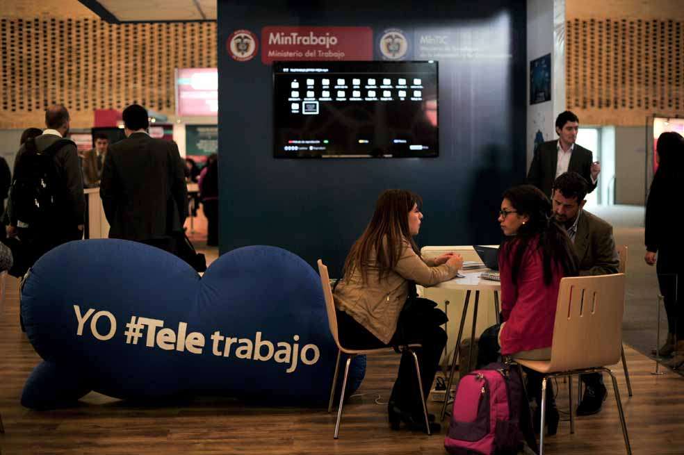 En Colombia hay 4.200 empresas con esquemas de teletrabajo. / Andrés Torres