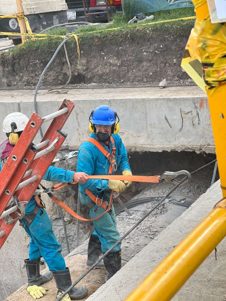 Obras tubería Tibitoc Acueducto de Bogotá