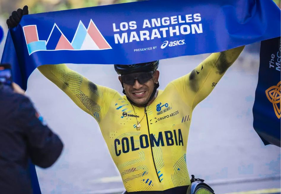 El vallecaucano es tricampeón de La Maratón de Los Ángeles.