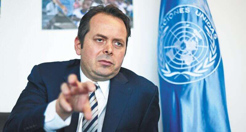 El mexicano Carlos Ruiz Massieu, jefe de la Misión de verificación de la ONU en Colombia. / Gustavo Torrijos