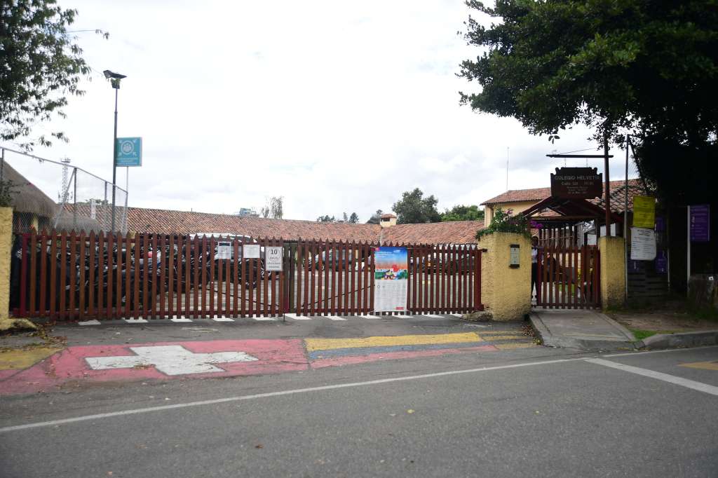 Colegio Helvetia, ubicado en el norte de Bogotá .