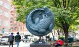 La historia detrás de la estatua de un caimán que se inauguró en Nueva York