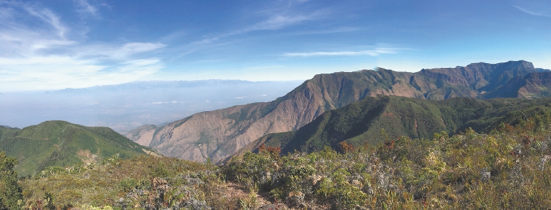 Panorámica de la Serranía del Perijá. 
