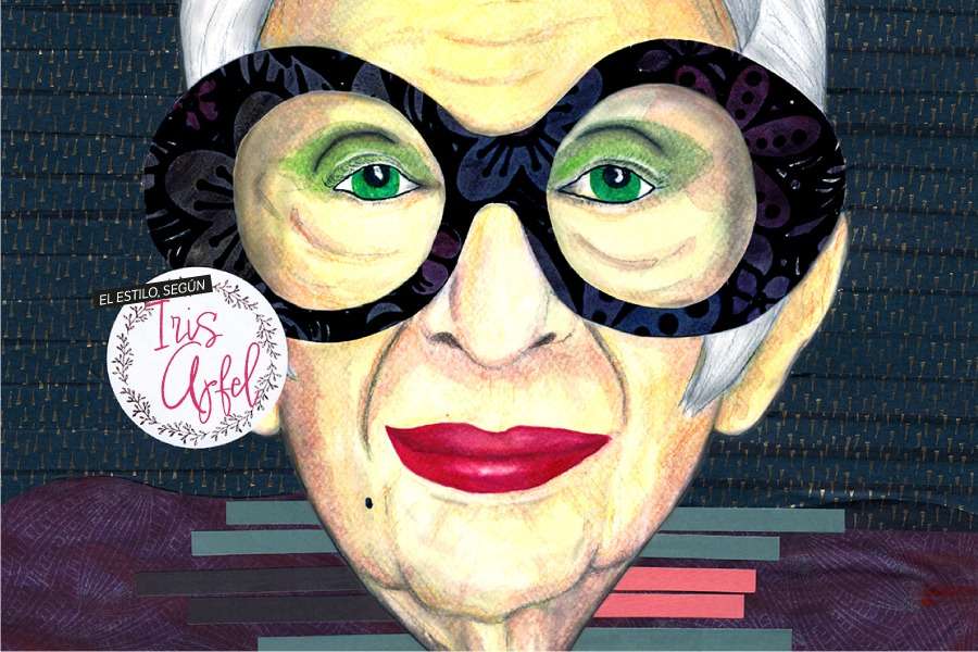 Iris Apfel cumplió 100 años el 29 de agosto de 2021. / Mario Fernando Rodríguez