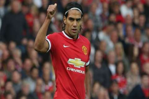 Falcao jugó 14 minutos en el triunfo de Manchester United