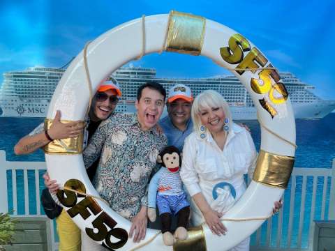 La fiesta por los 50 años de Sábados Felices continúa con el crucero del humor