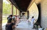 Pompeya restaura el techo de una sala de banquetes con la boda de Dioniso y Ariadna