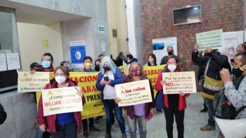 Profesores de la ADE se tomaron la Secretaría de Educación de Bogotá