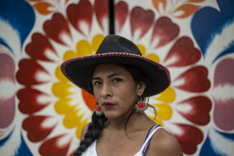 "La esperanza de vida de las mujeres trans es de 35 años. Pero en Perú es inferior, porque las condiciones son peores", asegura Cari Contreras. / AFP