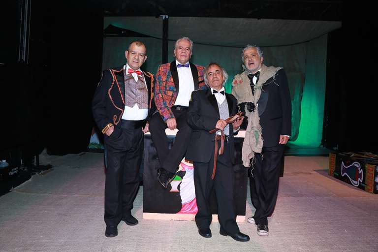 Elenco obra Electra de Ditirambo Teatro