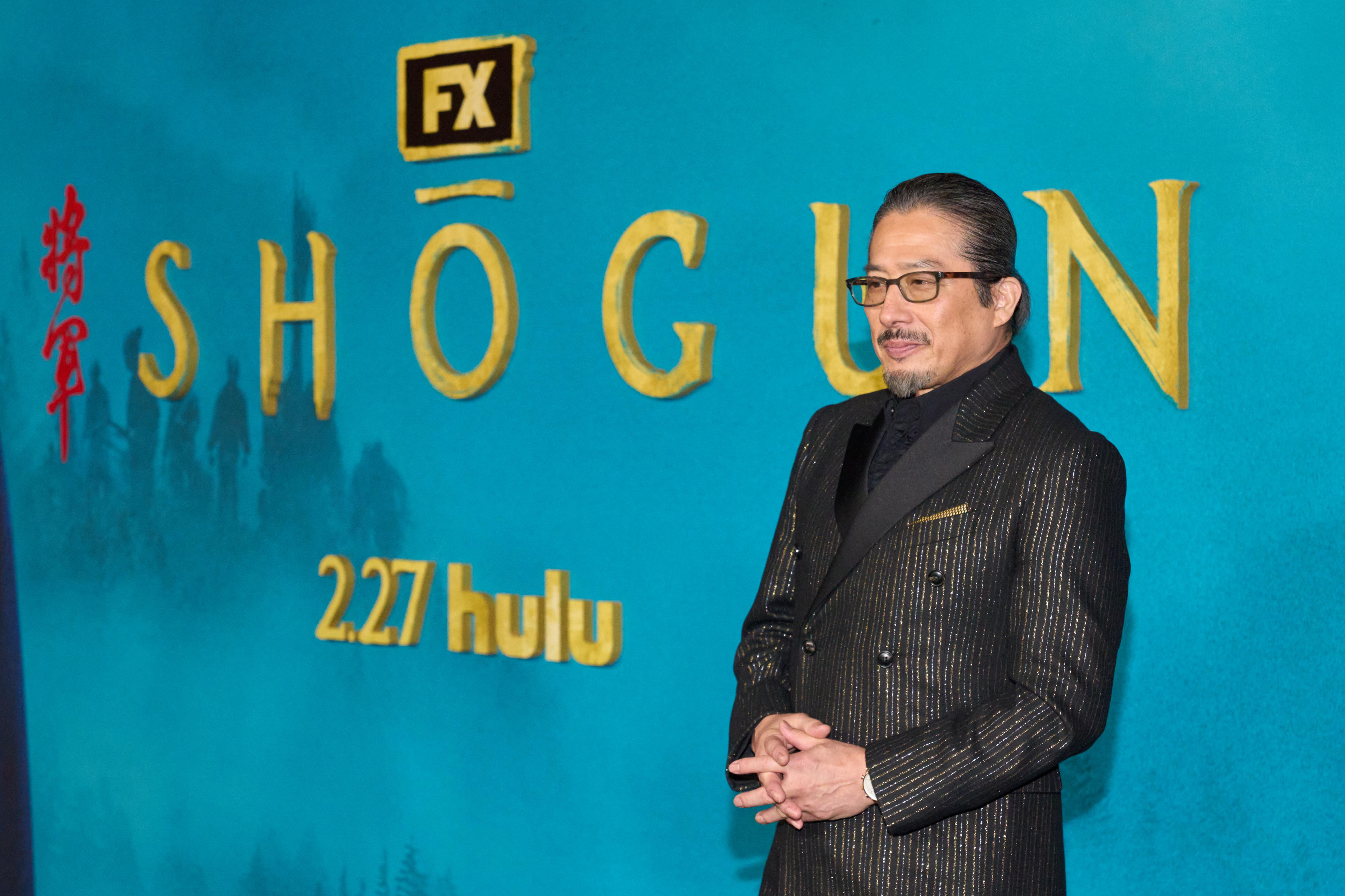 Los Angeles (United States), 14/02/2024.- Japanese actor Hiroyuki Sanada attends the premiere of 'Shogun' at The Academy Museum in Los Angeles, California, USA, 13 February 2024. (Japón) EFE/EPA/ALLISON DINNER