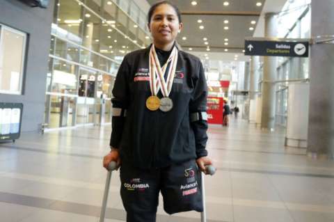Carolina Munévar le dio a Colombia la primera medalla en el Mundial de Pista de paracycling