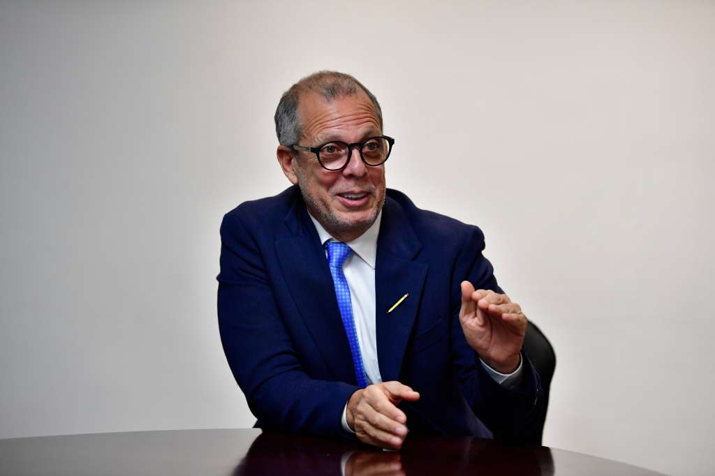 Jefe de Despacho de la Presidencia durante entrevista para El Espectador