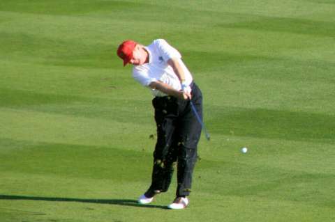 Trump instaló un simulador de golf de $50.000 dólares en la Casa Blanca