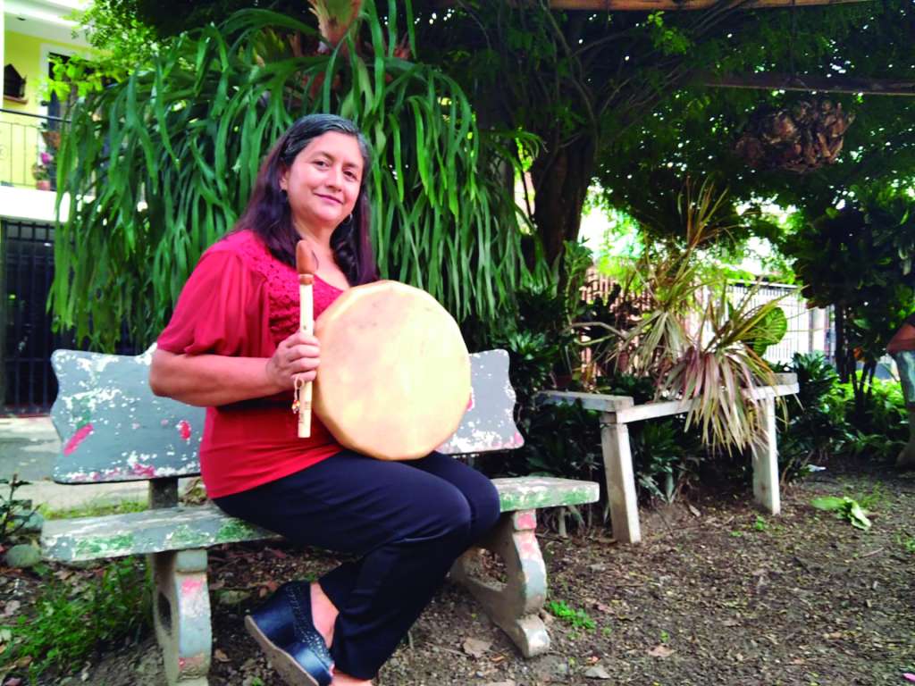 Gloria Esperanza Medina es hoy representante legal de la organización Tamboreras del Cauca.