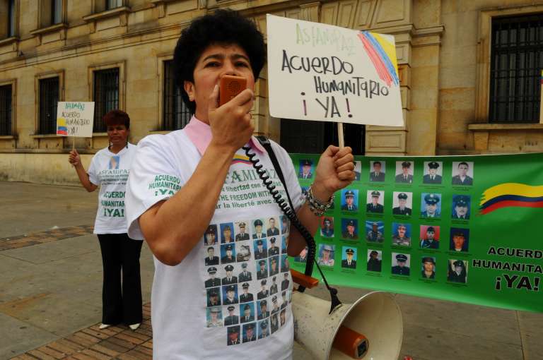 Marleny Orjuela Manjarrés ha sido la lideresa más visible de Asfamipaz. Su tenacidad y valentía hizo que decenas de mujeres se organizaran para presionar por la liberación de los miembros de la fuerza pública secuestrados.