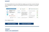 Candidatos visibles y transparentes