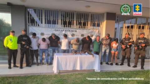 A la cárcel presuntos falsos disidentes de las Farc que extorsionaban en Meta y Cundinamarca