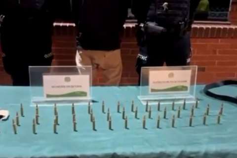 Sorprenden a menor de 17 años transportando munición para fusil y ametralladora