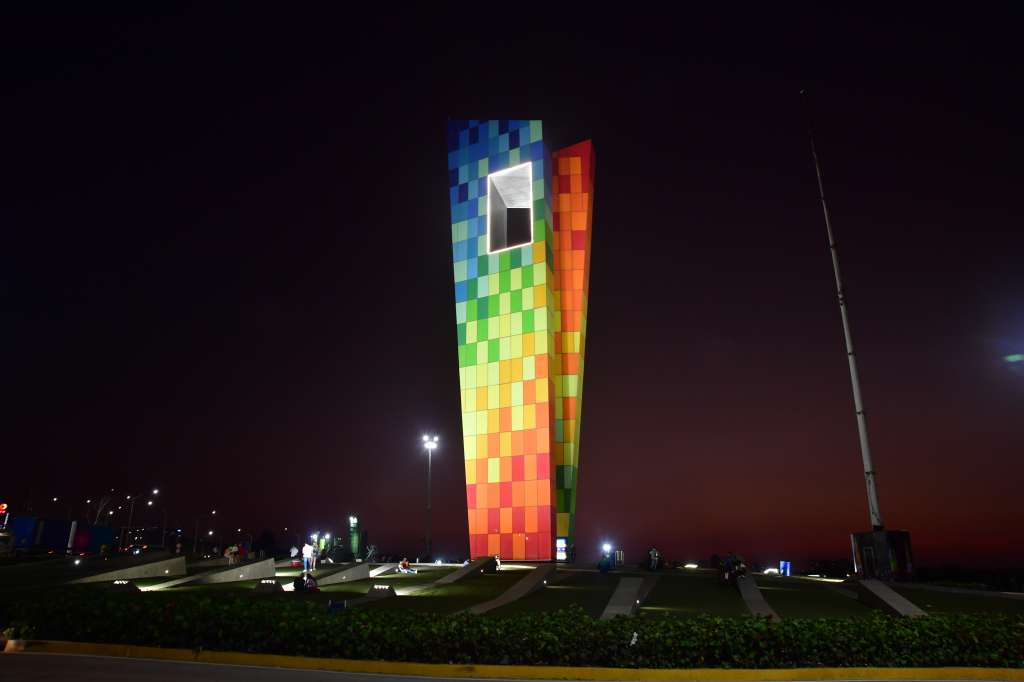 Monumento público ubicado en Barranquilla, diseñada por la arquitecta barranquillera Diana Escorcia Borelly.