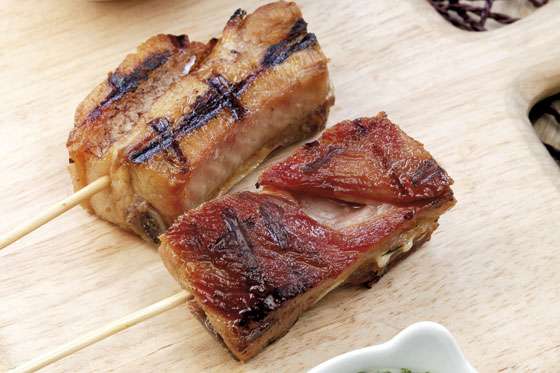 Costillas ahumadas