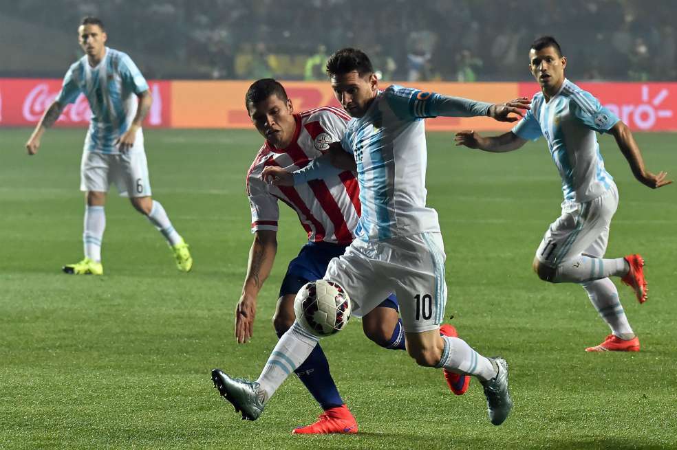 Lionel Messi ha sido la figura argentina a pesar de no haber anotado un gol. AFP
