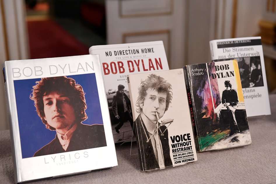 Bob Dylan fue galardonado este jueves con el premio Nobel de Literatura. / AFP