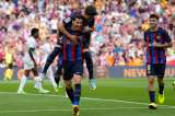 Barcelona trató de olvidar a Bayern goleando a Elche y es líder parcial en España