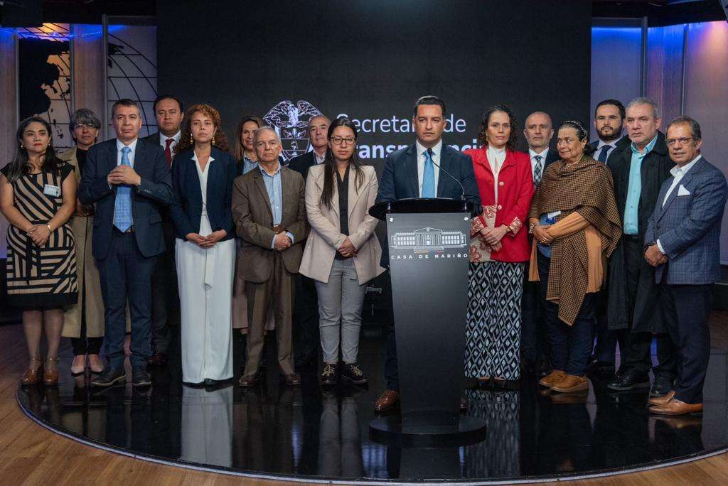 El secretario de Transparencia de Presidencia, Andrés Idárraga, reveló el mapa de impunidad en casos de corrupción.
