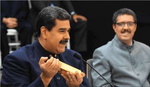 Irán saca lingotes de oro de las afligidas bóvedas de Venezuela